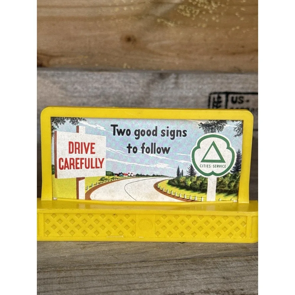 Vintage Train Pieces‎ 2- Billboards Vintage Advertising Halo Drive Carefully